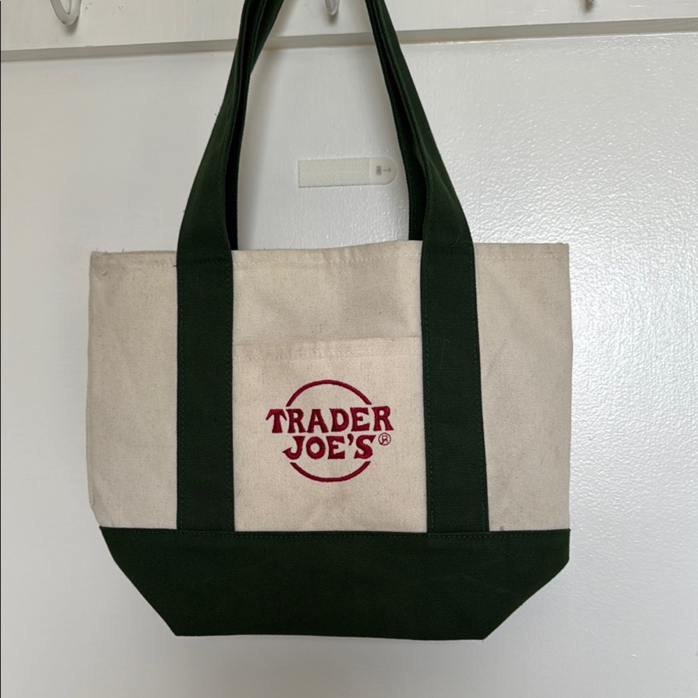 Trader Joe's Canvas Tote Bag- Mini!